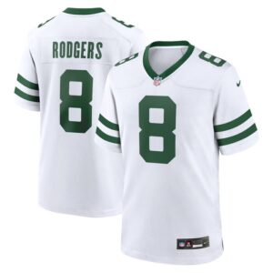 Aaron Rodgers New York Jets Nike Game Jersey - Legacy White- 49Native