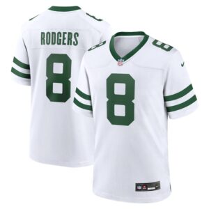 Aaron Rodgers New York Jets Nike Player Game Jersey - Legacy White- 49Native