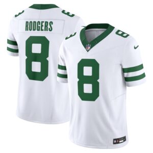 Aaron Rodgers New York Jets Nike Vapor F.U.S.E. Limited Jersey  - Legacy White- 49Native