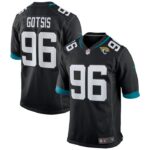 Adam Gotsis Jacksonville Jaguars Nike Game Jersey - Black- 49Native