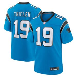 Adam Thielen Carolina Panthers Nike Alternate Game Jersey - Blue- 49Native