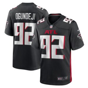 Adetokunbo Ogundeji Atlanta Falcons Nike Game Jersey - Black- 49Native
