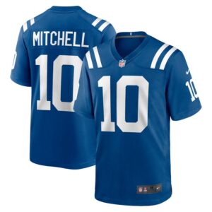 Adonai Mitchell Indianapolis Colts Nike 2024 NFL Draft Player Game Jersey - Royal- 49Native