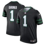 Ahmad Sauce Gardner New York Jets Nike Alternate Legend Jersey  - Legacy Black- 49Native