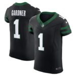 Ahmad Sauce Gardner New York Jets Nike Alternate Vapor F.U.S.E. Elite Jersey  - Legacy Black- 49Native