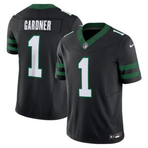 Ahmad Sauce Gardner New York Jets Nike Alternate Vapor F.U.S.E. Limited Jersey  - Legacy Black- 49Native