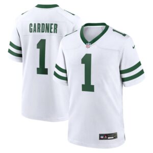 Ahmad Sauce Gardner New York Jets Nike Game Jersey - Legacy White- 49Native