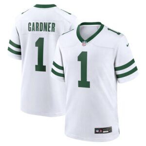 Ahmad Sauce Gardner New York Jets Nike Game Jersey - Legacy White- 49Native