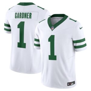 Ahmad Sauce Gardner New York Jets Nike Vapor F.U.S.E. Limited Jersey  - Legacy White- 49Native