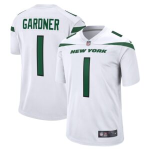 Ahmad Sauce Gardner New York Jets Nike Player Game Jersey - White- 49Native
