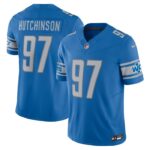Aidan Hutchinson Detroit Lions Nike Vapor F.U.S.E. Limited Jersey - Blue- 49Native