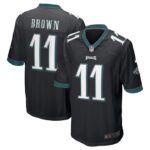 A.J. Brown Philadelphia Eagles Nike Game Jersey - Black- 49Native