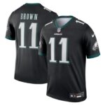 A.J. Brown Philadelphia Eagles Nike Legend Jersey - Black- 49Native