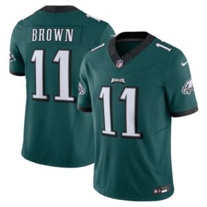 A.J. Brown Philadelphia Eagles Nike Vapor F.U.S.E. Limited Jersey - Green- 49Native