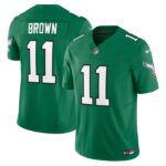 A.J. Brown Philadelphia Eagles Nike Vapor F.U.S.E. Limited Jersey - Kelly Green- 49Native