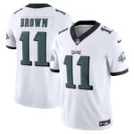 A.J. Brown Philadelphia Eagles Nike Vapor F.U.S.E. Limited Jersey - White- 49Native