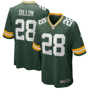 AJ Dillon Green Bay Packers Nike Game Player Jersey - Green- 49Native