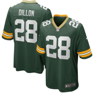 AJ Dillon Green Bay Packers Nike Team Game Jersey - Green- 49Native