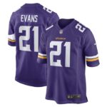 Akayleb Evans Minnesota Vikings Nike Game Player Jersey - Purple- 49Native