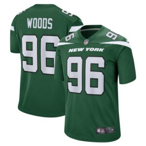 Al Woods New York Jets Nike  Game Jersey - Gotham Green- 49Native