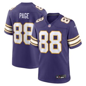 Alan Page Minnesota Vikings Nike Classic Retired Player Jersey - Purple- 49Native
