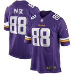 Alan Page Minnesota Vikings Nike Game Retired Player Jersey - Purple- 49Native