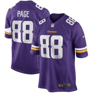 Alan Page Minnesota Vikings Nike Game Retired Player Jersey - Purple- 49Native