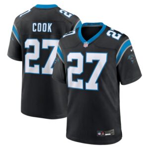 Alex Cook Carolina Panthers Nike  Game Jersey -  Black- 49Native