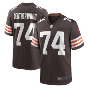 Alex Leatherwood Cleveland Browns Nike Team Game Jersey -  Brown- 49Native