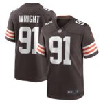 Alex Wright Cleveland Browns Nike Team Game Jersey -  Brown- 49Native