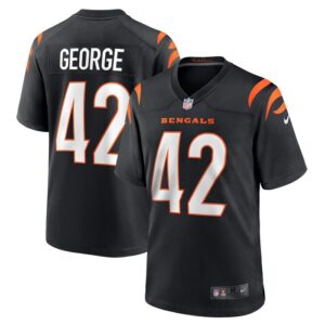 Allan George Cincinnati Bengals Nike Game Player Jersey - Black- 49Native