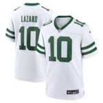 Allen Lazard New York Jets Nike Legacy Player Game Jersey - White- 49Native