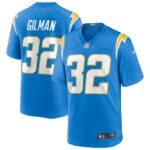 Alohi Gilman Los Angeles Chargers Nike Game Jersey - Powder Blue- 49Native