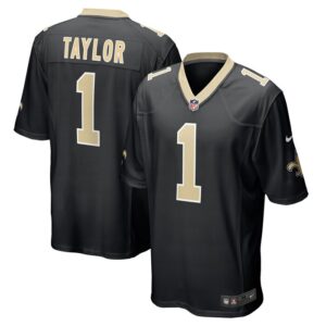 Alontae Taylor New Orleans Saints Nike Team Game Jersey -  Black- 49Native