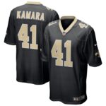 Alvin Kamara New Orleans Saints Nike Game Jersey - Black- 49Native