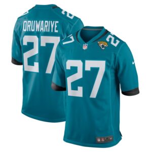 Amani Oruwariye Jacksonville Jaguars Nike  Game Jersey -  Teal- 49Native