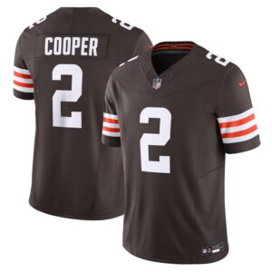 Amari Cooper Cleveland Browns Nike Vapor F.U.S.E. Limited Jersey - Brown- 49Native