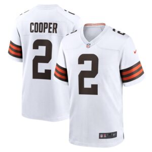Amari Cooper Cleveland Browns Nike Game Jersey - White- 49Native