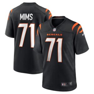 Amarius Mims Cincinnati Bengals Nike 2024 NFL Draft First Round Pick Player Game Jersey - Black- 49Native