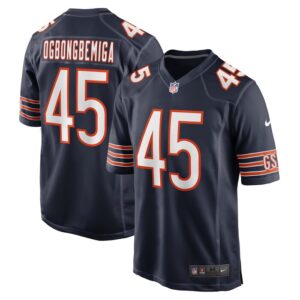 Amen Ogbongbemiga Chicago Bears Nike  Game Jersey -  Navy- 49Native