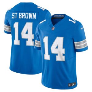 Amon-Ra St. Brown Detroit Lions Nike Vapor F.U.S.E. Limited Jersey - Blue- 49Native