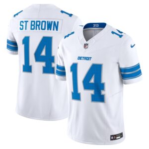 Amon-Ra St. Brown Detroit Lions Nike Vapor F.U.S.E. Limited Jersey - White- 49Native