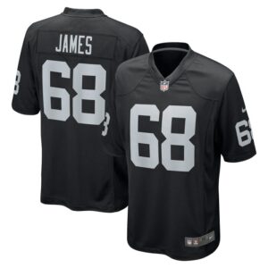 Andre James Las Vegas Raiders Nike Game Jersey - Black- 49Native