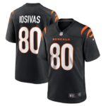 Andrei Iosivas Cincinnati Bengals Nike Team Game Jersey -  Black- 49Native