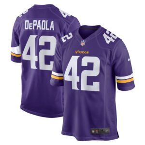 Andrew DePaola Minnesota Vikings Nike Game Jersey - Purple- 49Native