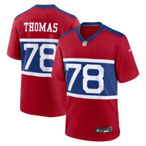 Andrew Thomas New York Giants Nike Alternate Player Game Jersey - Century Red- 49Native