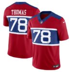 Andrew Thomas New York Giants Nike Alternate Vapor F.U.S.E. Limited Jersey - Century Red- 49Native