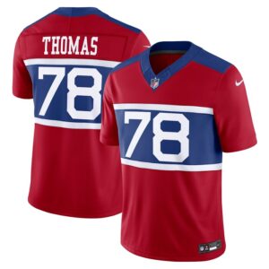 Andrew Thomas New York Giants Nike Alternate Vapor F.U.S.E. Limited Jersey - Century Red- 49Native