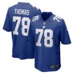Andrew Thomas New York Giants Nike Player Game Jersey - Royal- 49Native