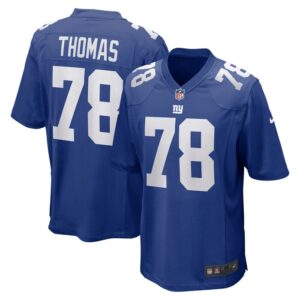 Andrew Thomas New York Giants Nike Player Game Jersey - Royal- 49Native